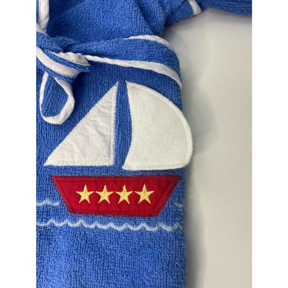 Silly Philly Sailboat Children’s Robe/Cover Up. -Size 24 months USA - Picture 2 of 6